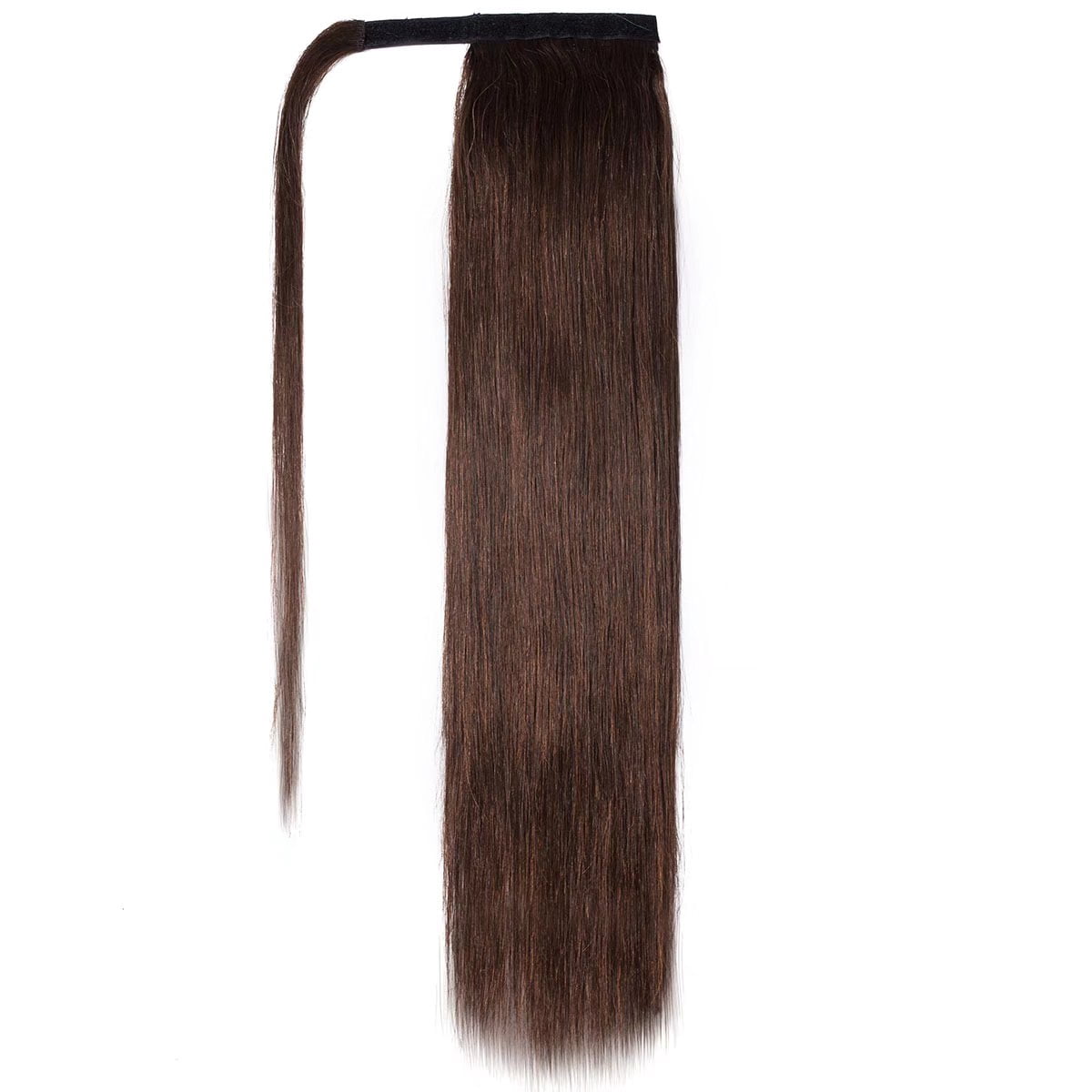 MY-LADY Women Clip in Ponytail Thick 100% Remy Human Hair Extensions Warp Around One piece Hairpiece Straight