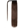 thumbnail image 3 of MY-LADY Women Clip in Ponytail Thick 100% Remy Human Hair Extensions Warp Around One piece Hairpiece Straight, 3 of 9