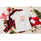 thumbnail image 2 of T-shirt Blanca, Feliz vispera de navidad Gracy G Unisex, 2 of 2