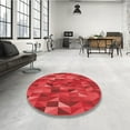 thumbnail image 3 of Ahgly Company Indoor Rectangle Patterned Red Area Rugs, 8' x 10', 3 of 6