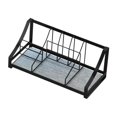 thumbnail image 4 of Soporte para cepillo de dientes eléctrico, bandeja para fregadero, soporte organizador, accesorios de baño Negro, 4 of 9