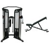 Inspire Fitness CG3 Home Gym Functional Trainer with Adjustable Workout Bench Bundle
