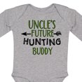 thumbnail image 4 of Inktastic Uncles Future Hunting Buddy Boys or Girls Long Sleeve Baby Bodysuit, 4 of 5