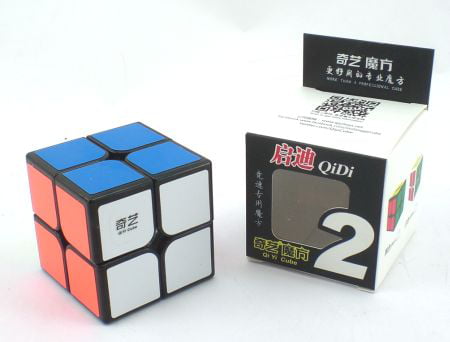 QiYi Gear Pyramid Mofangge Speed Magic Cube  Puzzle Kids Toy Black Xmas Gift 