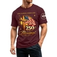 thumbnail image 5 of One Nation Under God 250 Years 250th Anniversary USA Funny T-Shirt,L, 5 of 6