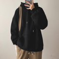 thumbnail image 1 of Sudadera Suelta Con Capucha Para Hombres Y Mujeres Coreano De Moda Lisa 7 Colores M-5XL Holgada De Gran Tamañopangjing, 1 of 4