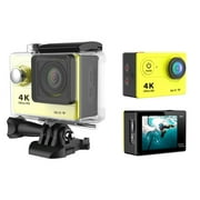 Waterproof Outdoor Extreme Action Sports Camcorder For EKEN H9 4K WiFi 2.0 Inch Action Sport Cam Video Camcorder Yellow