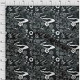 thumbnail image 4 of oneOone Cotton Cambric Black Fabric Asian Japanese Pattern Sewing Material Print Fabric By The Yard 56 Inch Wide, 4 of 5