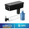 thumbnail image 4 of Brita Distributeur d'Eau Filtrée Extra Large 18 Tasses avec 1 Filtre Longlast, Réduit le Plomb, Sans BPA – Ultramax, Noir Jet, 4 of 5