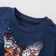 thumbnail image 4 of LYMAYTER Girls Cotton T-Shirt for Baby Ruffle Short Sleeve Tees Toddler Loose Skirt Style T-Shir for 1-8 Years, 4 of 9