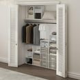 thumbnail image 3 of Furinno Luder 2-Tier Open Shelf Bookcase, White, 3 of 6