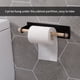 thumbnail image 2 of Worallymy Toallero Montado en la pared Soporte de trapo Cocina Baño Hierro Metal Madera Toalla Estante de almacenamiento Negro Worallymy JD735815490, 2 of 7