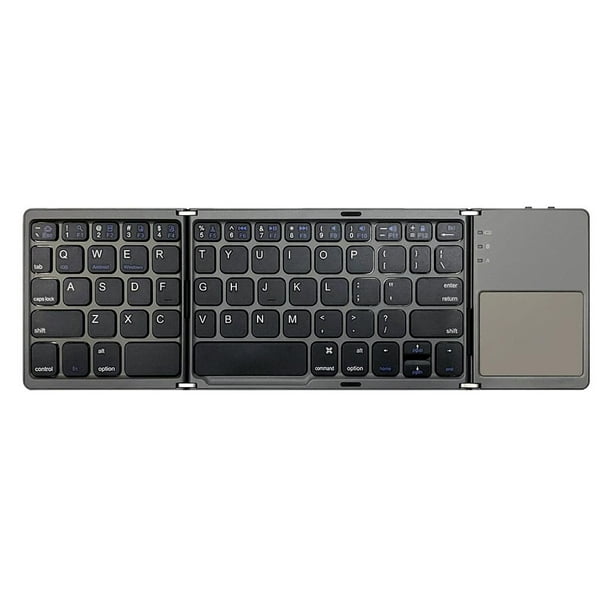 Teclado plegable inalámbrico ultradelgado shamjiam Mini teclado portátil