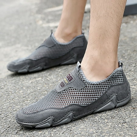 

Yolai New Summer Fit Sports Casual Shoes Men S Mesh Breathable Leather Shoes Versatile Men S Shoes