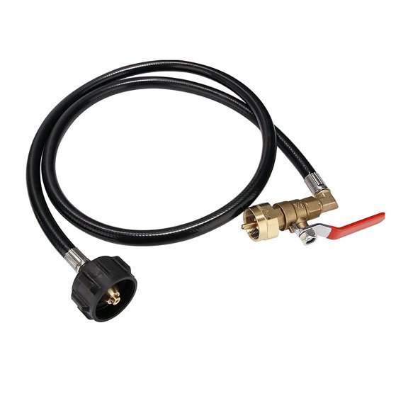 Propane Refill Adapter Hose for 1lb Propane Tanks Propane Extension Hose Propane Refill Hose Control Valves