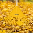 thumbnail image 5 of Superio Kids Rake with Hardwood Handle- Durable Plastic Yellow Head to Sweep Leaves in Lawn and Tidying Up The Garden – 34 “Height (6 Pack), 5 of 5