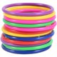 thumbnail image 1 of Juego de lanzamiento de anillos de plástico OBTANIM, 12 unidades, 12 cm, multicolor, 1 of 8