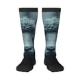 thumbnail image 1 of Fotbe Moody Ram Portrait Calcetas Divertidas Estampadas para Hombre y Mujer, Calcetas de Algodón hasta la Rodilla para Caminar, Correr, Enfermería y Embarazo, 1 of 6