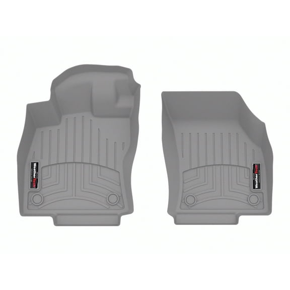 WeatherTech Custom Fit FloorLiners compatible with Audi S3, RS3, A3 - 1st Row (Driver & Passenger), Grey