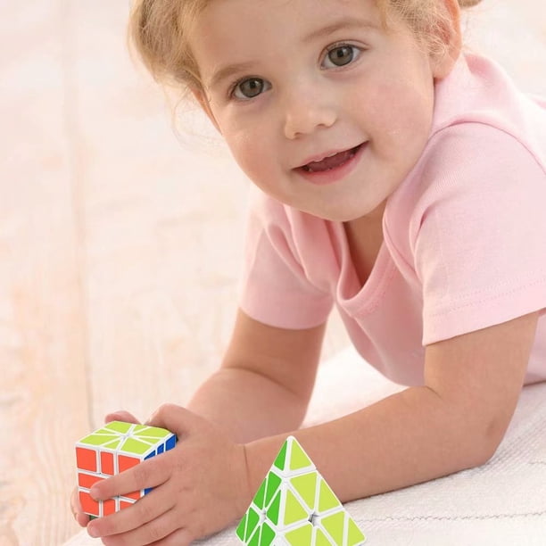 Vdealen Juego Speed Cube, Paquete De Cubos Pyraminx 2x2 3x3