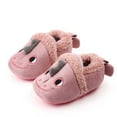 thumbnail image 2 of NOLDARES Kids Toddler Slippers Boys Girls Dinosaur Bunny House Shoes Non Slip Warm Soft Winter Fuzzy Indoor Slipper(Pink,12), 2 of 6