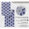 thumbnail image 4 of Vargottam 100% Cotton Twill Table Runner Block Pattern Machine Washable, 14" Wide , Durable Table Linen for Everyday Dining or Parties, 4 of 6
