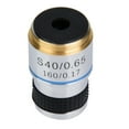 thumbnail image 4 of Achromatic Objectives Achromatic Objectives Lens Biological Microscope Lens 40X 185 Biological Microscope Lens 160/0.17 Eliminate Unwanted Reflections, 4 of 7