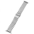 thumbnail image 6 of Solennerer Metal Watch Band for Men Women, 20mm 22mm Quick Release 3D 7 Beads Stainless Steel Watch Bands Strap Classic Replacement Bracelet with Double Locks Silver, 6 of 7