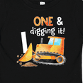 thumbnail image 4 of Inktastic One and Digging It Bulldozer 1st Birthday Boys or Girls Baby T-Shirt, 4 of 5