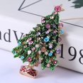 thumbnail image 2 of Broches de árbol de Navidad para mujeres y hombres, broches para fiestas navideñas, 2 of 5