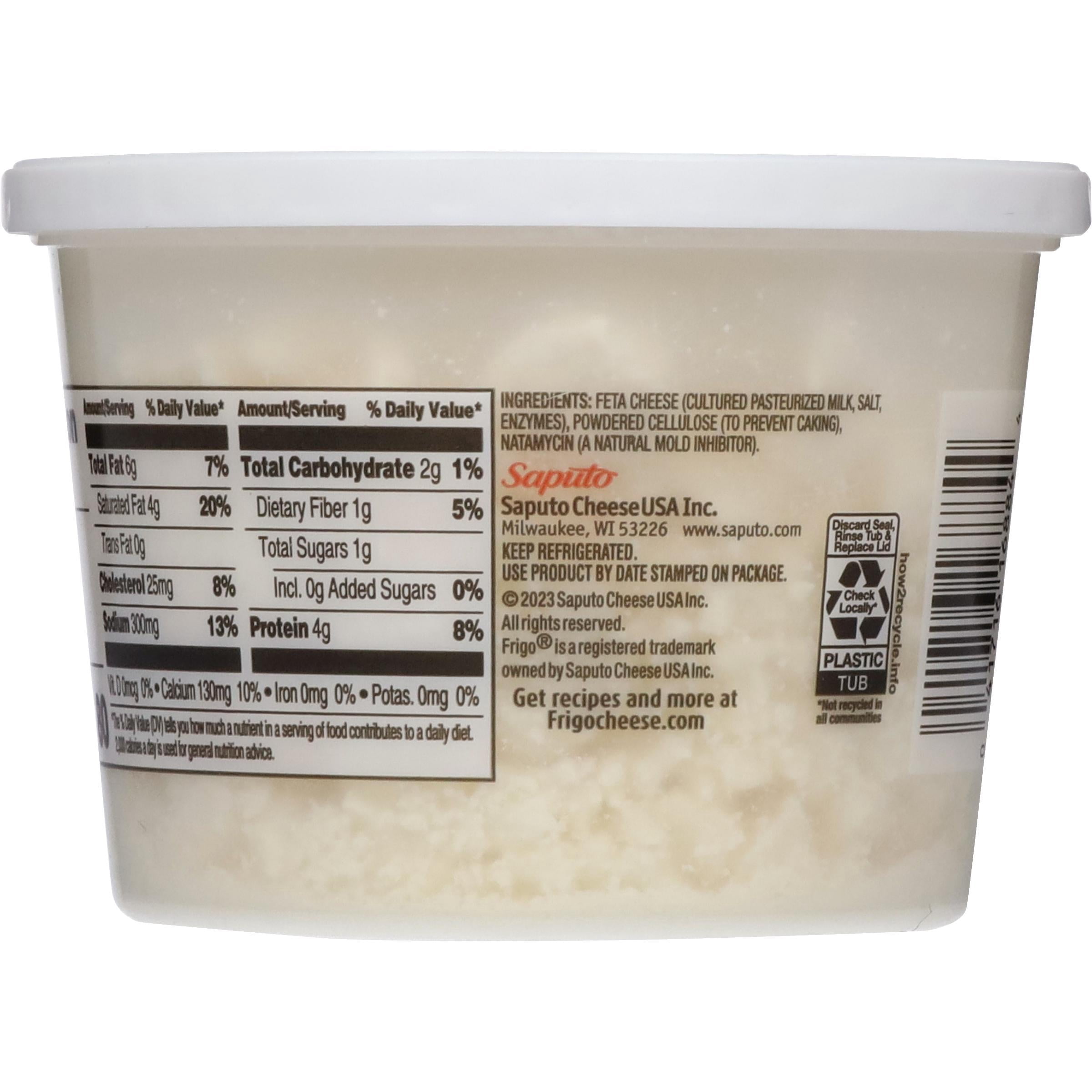 Frigo Feta Cheese Crumble Cup, 10oz