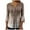 #2-Brown, variant on Patlollav Womens Summer Blouse,Fashion V-Neck 3/4 Sleeve Casual T-shirt