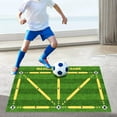 thumbnail image 1 of Colaxi Football Training Mat Rug Carpet Sturdy Training Equipments Folding Practical Soccer Training Mat for Outdoor Adults Starters 40cmx60cm, 1 of 8