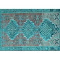 thumbnail image 1 of Ahgly Company Indoor Rectangle Oriental Light Blue Traditional Area Rugs, 3' x 5', 1 of 4
