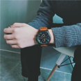 thumbnail image 3 of Reloj de hombre con esfera grande, movimiento de cuarzo, calendario, reloj minimalista, 3 of 6