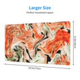 thumbnail image 4 of Large Mouse Pad, Marble Texture Non-Slip Waterproof Rubber Keyboard Office Desk Pads Mousepad, 29.5 x 15.8 inches 3mm Thick, 4 of 7