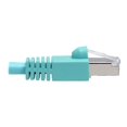 thumbnail image 3 of Eaton Tripp Lite Series Cat6a 10G Snagless Shielded STP Ethernet Cable (RJ45 M/M), PoE, Aqua, 5 ft. (1.52 m) - Patch cable - RJ-45 (M) to RJ-45 (M) - 5 ft - STP - CAT 6a - snagless, stranded - aqua, 3 of 4