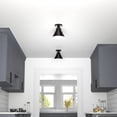thumbnail image 2 of Evelyn&Zoe 8.5" Black Semi Flush Mount, 2 of 5