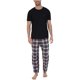 thumbnail image 1 of Nautica - Conjunto de pijama a cuadros para hombre, multicolor, grande Nautica  Conjunto de pijama, 1 of 2