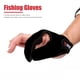 thumbnail image 5 of Guantes de pesca Protector Dos dedos Anti-corte Guantes para aparejos al aire libre (Negro) Ehuebsd Para estrenar, 5 of 8