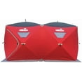 thumbnail image 3 of Thunderbay 6 Person Insulated Ice Fishing Tent, 300D Oxford Fabric Ice Fishing Shelter, 3 of 9