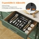thumbnail image 4 of Organizador de cajones para cubiertos Lifewit, expandible, negro, 4 of 9