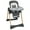 Dark Gray, variant on INFANS Baby High Chair, High Chairs for Babies & Toddlers with Adjustable Height Backrest Footrest Removable Tray, Easy to Clean PU Seat Convertible Quick Folding Portable Highchair
