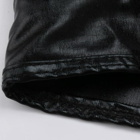 

Cathalem plus Size Small Cup Lingerie Women Elastic Leotard Leather Lingerie Zipper Crotch Bodysuit Night Robe Women Lingerie Underwear Black Large