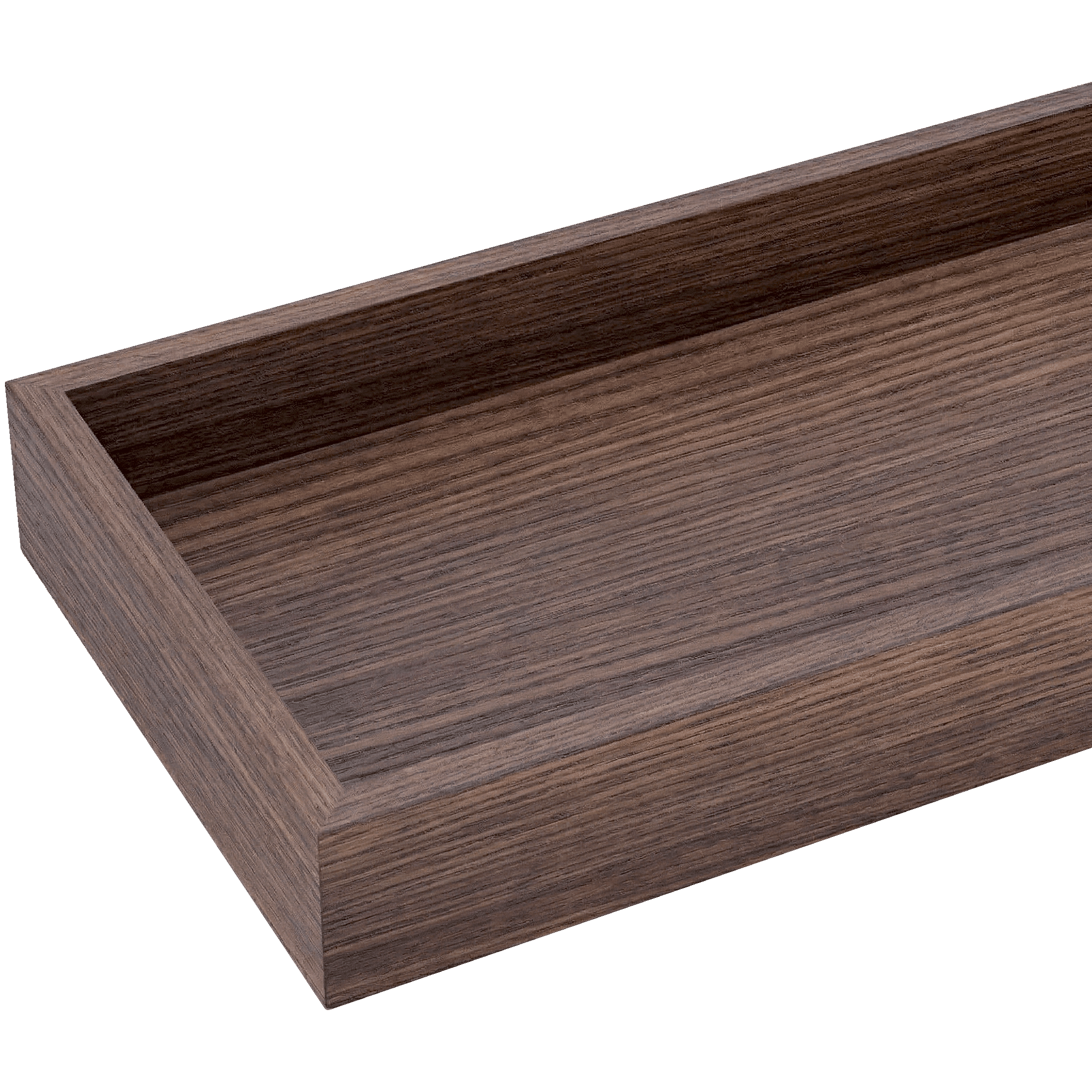 Mifurn 15.7" Floating Shelves for Wall, with Raised Lip, Set of 2, Gray