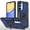 Blue, variant on Hotpom Phone Case for Galaxy A16 5G Military Grade Drop Shockproof Full Body Protection with 360° Rotating Stand and Car Mount Capability, Green