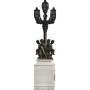 H13745 Paris France Street Light Lamp Statues Cardboard Cutout Standee Standup