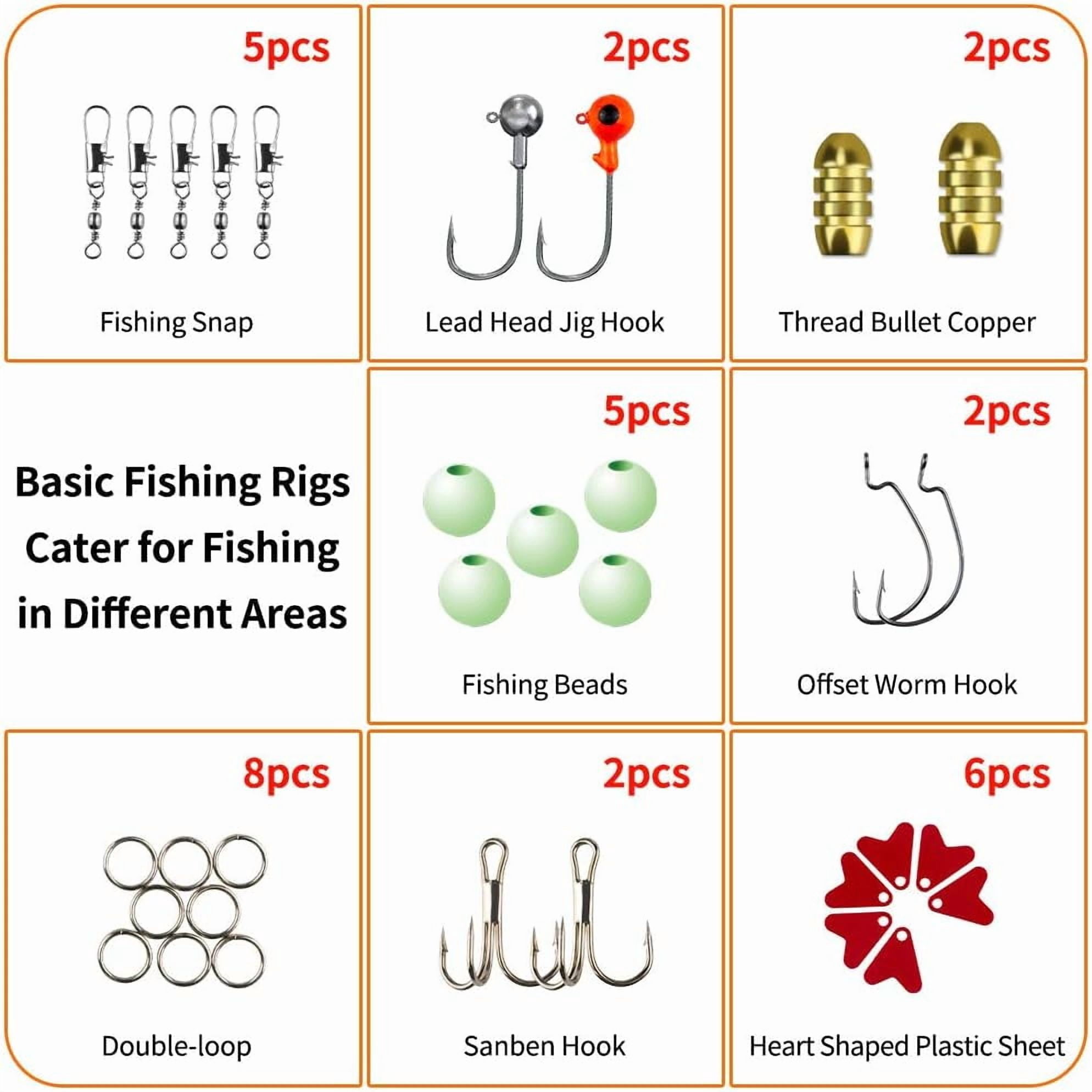 Smmoma Fishing Lures Kit for Freshwater Bait Tackle Kit for Bass Trout Salmon Fishing Accessories Tackle Box Including Spoon Lures Soft Plastic Worms Gifts for Men