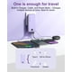 thumbnail image 2 of Cargador portátil Power Bank de 1200 mAh con cables integrados, color morado, 2 of 8