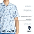 thumbnail image 5 of Men's IZOD Classic Breeze Printed Short Sleeve Button-Down Shirt Color: Rapture Rose Size: M, 5 of 5